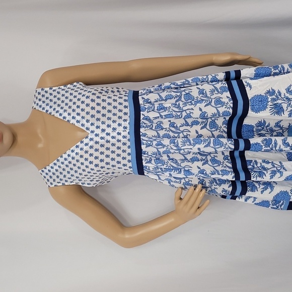 CHELSEA  & Theodore Sleeveless Tiered Maxi Dress - Picture 9 of 17